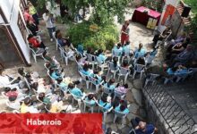 Muharrir Karamuti Misi Yazıevi'nde öğrencilerle söyleşi yaptı