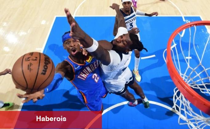 NBA konferans finalinde Timberwolves'u yenen Thunder, seride 2-0 öne geçti - Haberois NBA konferans finalinde Timberwolves'u yenen Thunder, seride 2-0 öne geçti