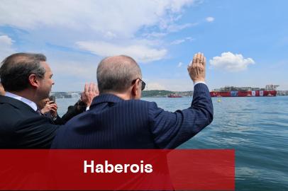 'Osman Gazi' Karadeniz'e uğurlandı