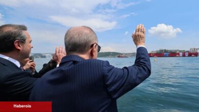 'Osman Gazi' Karadeniz'e uğurlandı