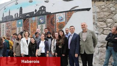 Özel gereksinimli bireylerden 770 parçalık seramik pano