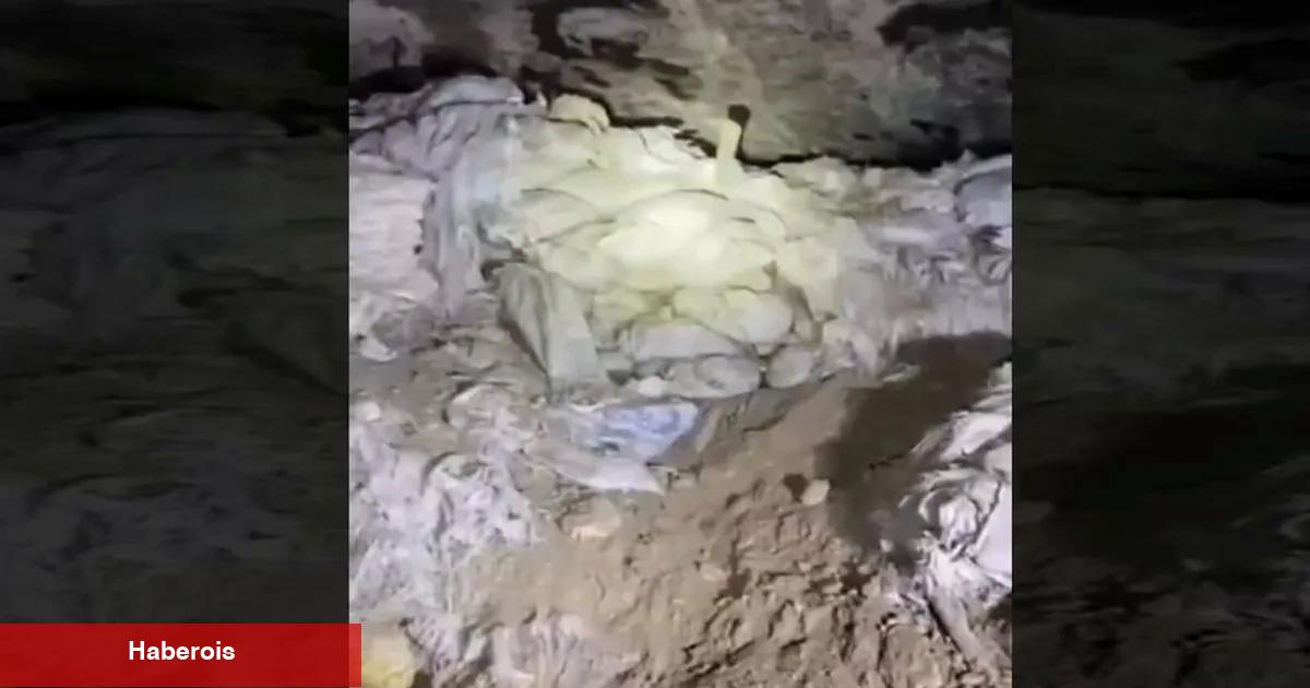 Pençe Kilit'te teröristlere ait mağaraya imha!