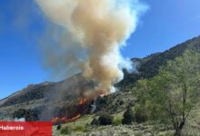 Popüler California Lake'in yakınında fırçalanma ateşi tahliyeler