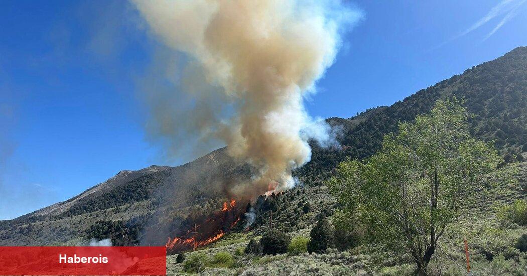 Popüler California Lake'in yakınında fırçalanma ateşi tahliyeler