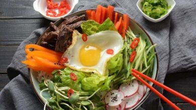 Sebzeli Bibimbap
