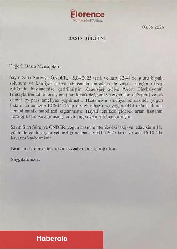 Sırrı Süreyya Lider hayatını kaybetti!