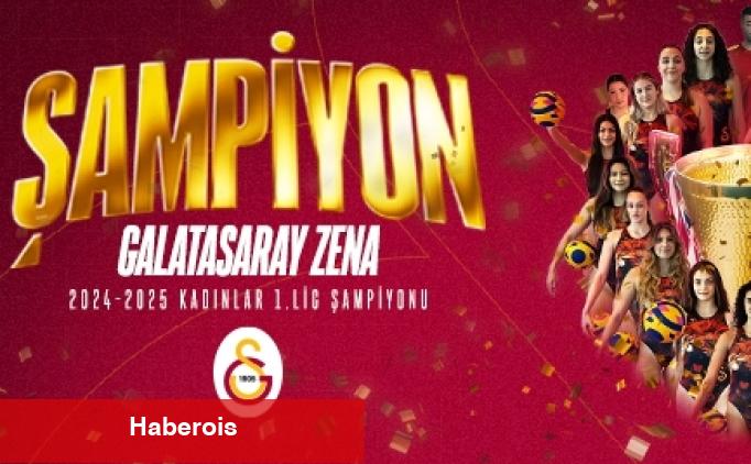 Sutopu bayanlar 1.Ligi'nde şampiyon Galatasaray!