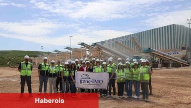 Taş Kırma Tesisi genç mühendisleri ağırladı