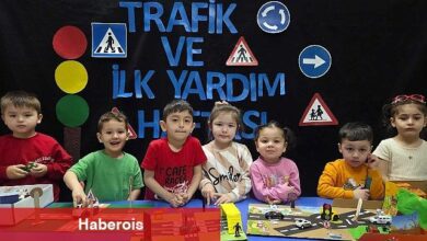 Trafik kurallarını eğlenerek öğrendiler