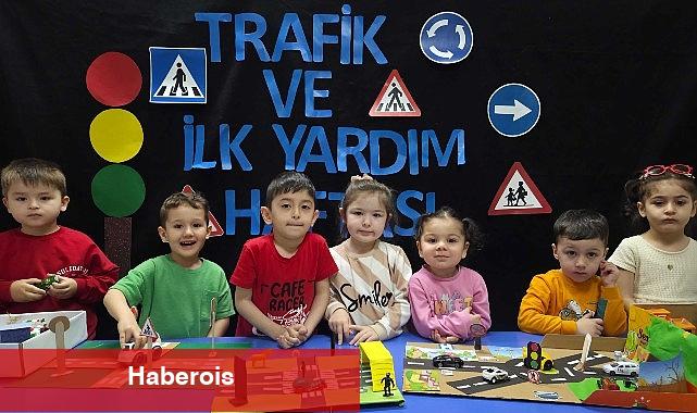 Trafik kurallarını eğlenerek öğrendiler - Haberois Trafik kurallarını eğlenerek öğrendiler