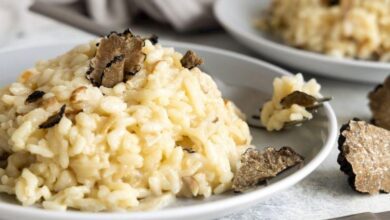 Trüf Mantarlı Risotto
