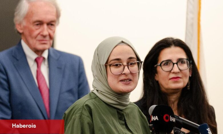 Tufts Öğrencisi 6 hafta göçmenlik gözaltında Massachusetts'e geri döner - Haberois Tufts Öğrencisi 6 hafta göçmenlik gözaltında Massachusetts'e geri döner