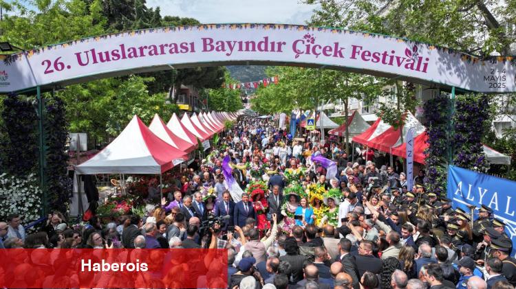 Uluslararası Bayındır Çiçek Festivali'ne coşkulu start