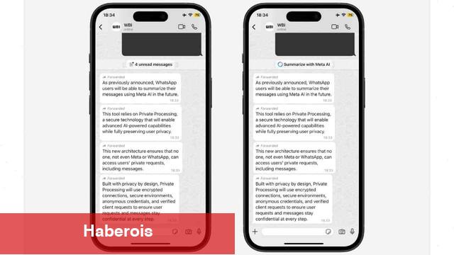 WhatsApp uzun iletilerden bunalanlara muştuyu verdi: Sohbetleri yapay zekâ özetleyecek