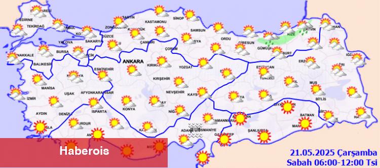 Yurt genelinde hava sıcaklıkları yükseliyor