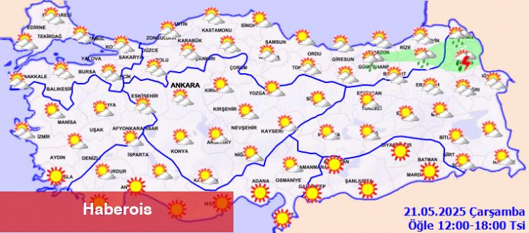 Yurt genelinde hava sıcaklıkları yükseliyor