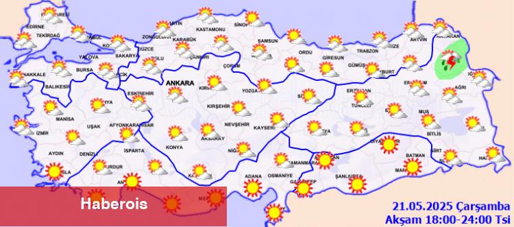 Yurt genelinde hava sıcaklıkları yükseliyor