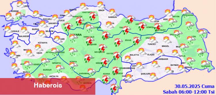 Yurtta bugün hava nasıl olacak?