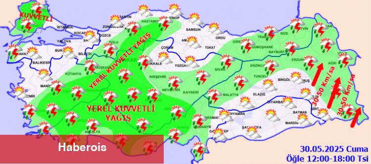Yurtta bugün hava nasıl olacak?