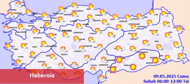 Yurtta bugün modüllü ve bulutlu hava hâkim!