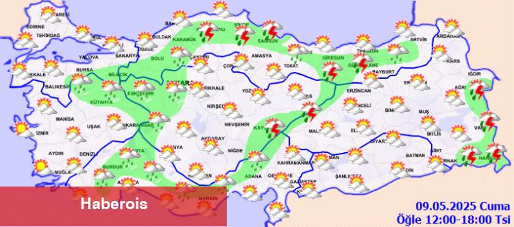 Yurtta bugün modüllü ve bulutlu hava hâkim!