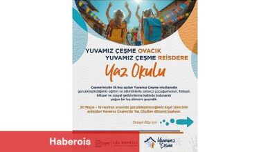 Yuvamız Çeşme Yaz Okulları müracaatları başladı