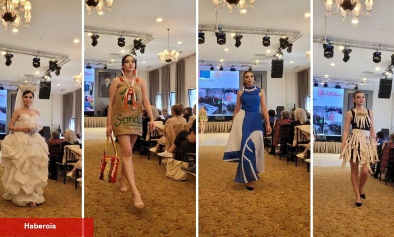 Zeytindalı ve Bika Kooperatifleri "Üretimde Sıfır Atık" defilesi ile izleyenleri büyüledi - Haberois Zeytindalı ve Bika Kooperatifleri "Üretimde Sıfır Atık" defilesi ile izleyenleri büyüledi