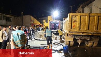 1200'lük Çelik Boru Arızası Kısa Müddette Giderildi…