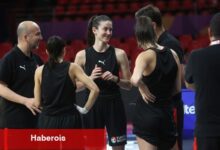 A Ulusal Bayan Basketbol Kadrosu, Litvanya maçı hazırlıklarını tamamladı