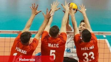 A Ulusal Erkek Voleybol Grubumuz, Slovenya'yı yendi