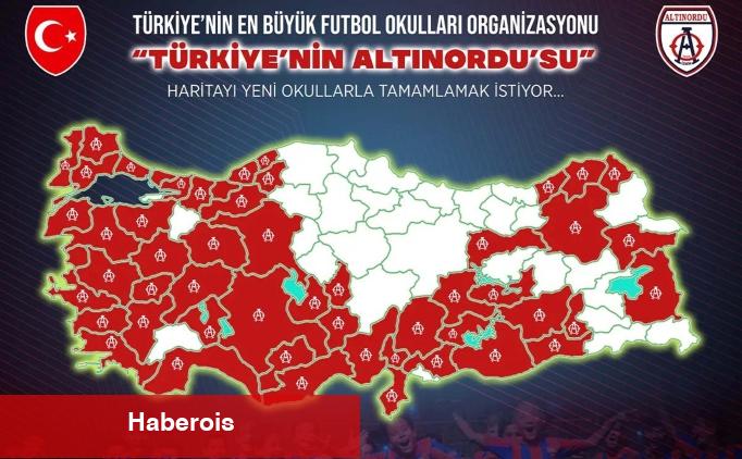 Altınordu 30 ilde daha futbol okulu açacak - Haberois Altınordu 30 ilde daha futbol okulu açacak