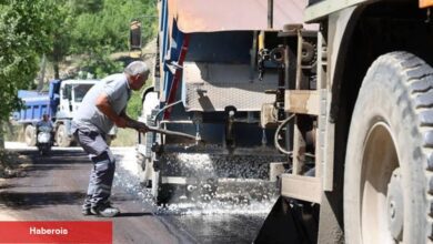 Antalya'da Kaş Beldibi ve Sütleğen Küme Yolu asfaltlanıyor