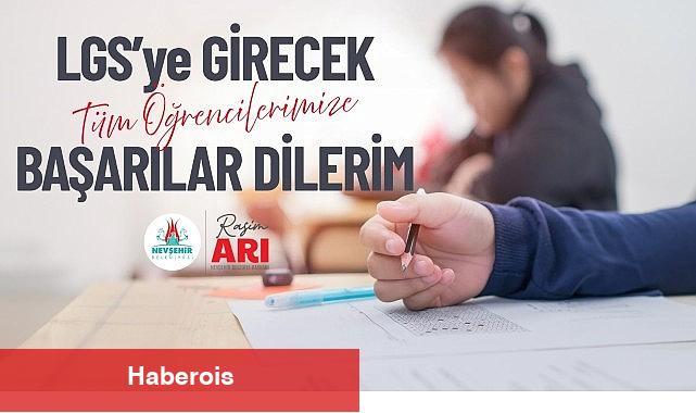 Arı "LGS'ye Girecek Öğrencilere Muvaffakiyetler Diliyorum"