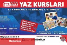 ATABEM yaz kurslarına kayıtlar başladı