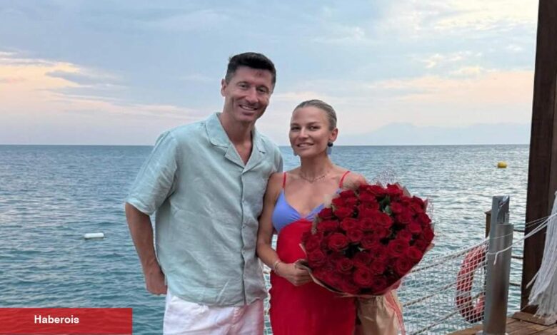 Barcelona forveti Robert Lewandowski ailesiyle Antalya'da! - Haberois Barcelona forveti Robert Lewandowski ailesiyle Antalya'da!