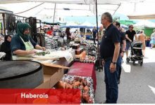 Başkan Topaloğlu'ndan pazar esnafına ziyaret