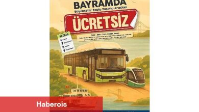 Bayram boyunca ulaşım fiyatsız