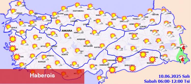 Bayram sonrası yurtta birinci iş günü hava nasıl olacak?