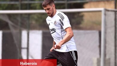 Beşiktaş'ın yeni transferi David Jurasek birinci antrenmanına çıktı