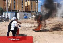 Büyükşehir İtfaiyesi'nden uygulamalı eğitimi
