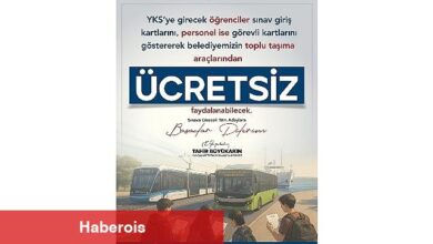 Büyükşehir'den YKS günü fiyatsız ulaşım