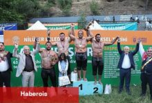 Çalı'da başpehlivan Mehmet Yeşil Yeşil oldu