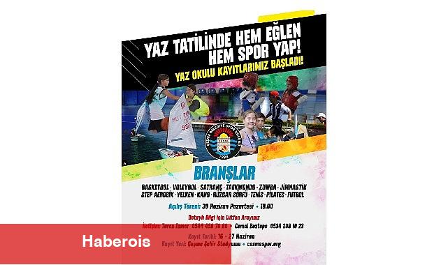 Çeşme Belediye Spor Kulübü Yaz Spor Okulu müracaatları başladı