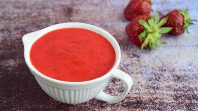Çilek Vinaigrette Sos Tanımı