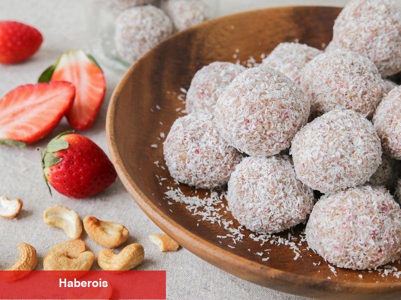 Çilekli Puding Topları Tanımı