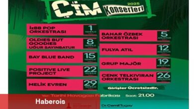 Çim Konserleri 1 Temmuz'da başlıyor
