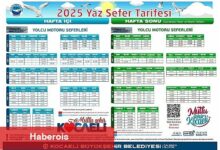 Deniz ulaşımında 110 seferle yaz tarifesi başlıyor