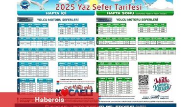 Deniz ulaşımında 110 seferle yaz tarifesi başlıyor