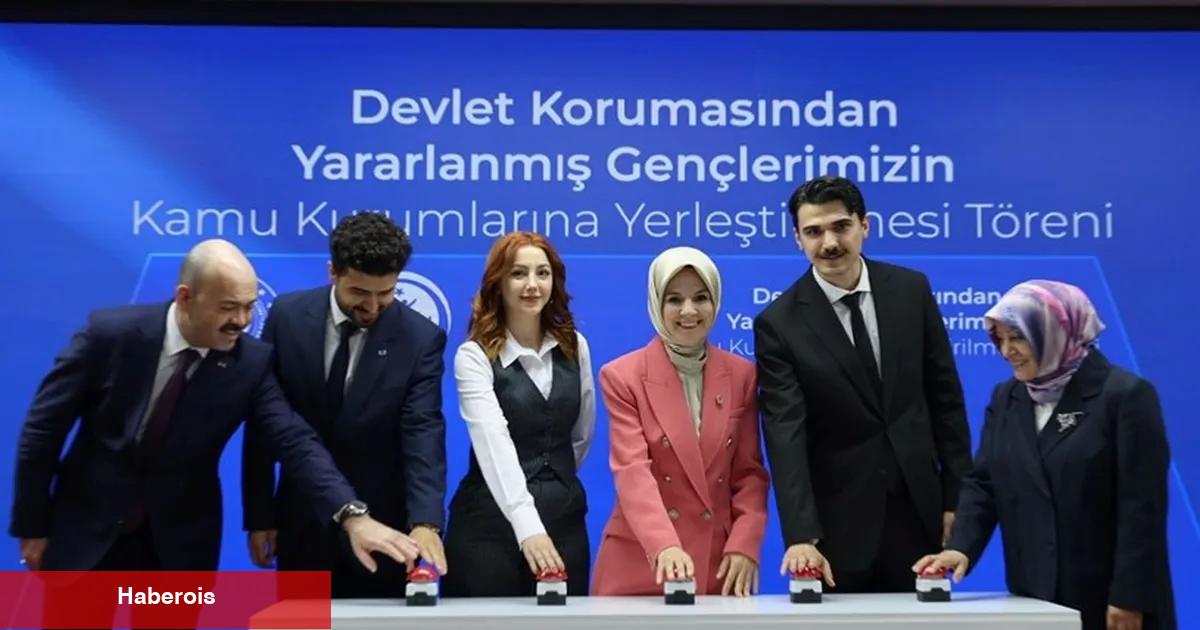 Devlet korumasındaki gençlere kamuda iş fırsatı... 608 genç daha kamuya atandı