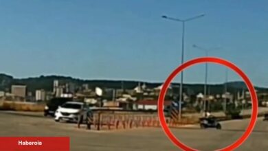 Düzce’de tehlikeli dönüş kamerada! Kazaya davetiye çıkardı